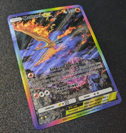 CUSTOM Moltres Pokemon TCG Pocket Genetic Apex Printed Physical Card Holo AR - Image 1