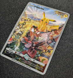 CUSTOM Pikachu 2 Pokemon TCG Pocket Genetic Apex Printed Physical Card Holo AR - Image 3