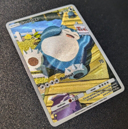 CUSTOM Snorlax Pokemon TCG Pocket Genetic Apex Printed Physical Card Holo AR - Image 3