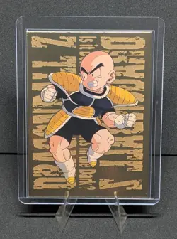 Dragon Ball Z - Krillin G-3 GOLD FOIL - 1999 FUNimation JPP/AMADA TCG Card MP - Image 1