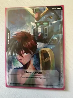 Gundam Alt Art Resource Card RP-001 P - English Gundam TCG Card Game - NM - Image 1