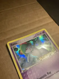 Ralts Pokemon Card Emerald 61/106 Holo LP - Image 4