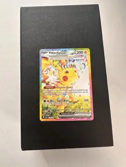 Pokemon Pikachu TCG EX Card 238/191 Surging Sparks SIR, Mint Condition - Image 1