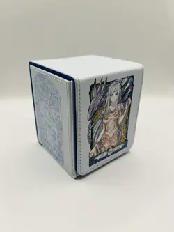 Yugioh Card Deck Box TCG Blue Eyes White Dragon Fit 100 Cards Magnetic - Image 1