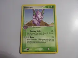 Nidorino Fire Red & Leaf Green Pokemon Card LP - Image 1