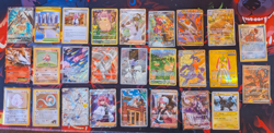 lot of 26 damaged and heavily played pokemon cards base set unlimited to modern - Image 1