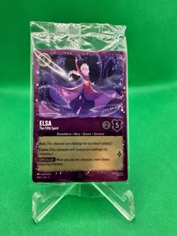 Elsa - The Fifth Spirit Promo Card 6/P3 Disney Lorcana TCG - Image 1