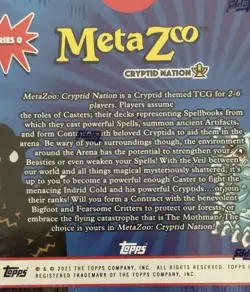 Topps Meta Zoo CCG - Cryptid Nation (Series 0) Factory Sealed - 30 Card Pack/Box - Image 3