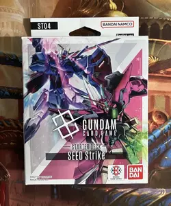 Gundam Card Game ST04 Starter Deck Seed Strike, Opened. Complete English - Image 4