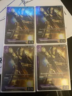 GUNDAM TCG CARD GAME GUSION REBAKE LR LOT - Image 1