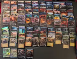 Lot of 110+ MTG Lord of The Rings Cards Showcase Scrolls Foils NM - Image 1