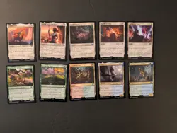 Lot of 110+ MTG Lord of The Rings Cards Showcase Scrolls Foils NM - Image 2