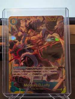 Monkey.D.Luffy SEC-SP OP11-118 a Fist of Divine Speed One Piece Card - Image 1
