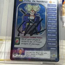 RARE Dragon Ball Z Limited Edition Trunk Cards Lot Of 2 Signed By Eric Vale - Image 3
