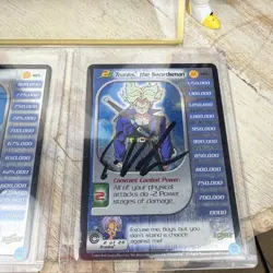 RARE Dragon Ball Z Limited Edition Trunk Cards Lot Of 2 Signed By Eric Vale - Image 5