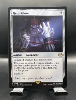 Genji Glove R 0258 Artifact Final Fantasy Mtg Near Mint - Image 1