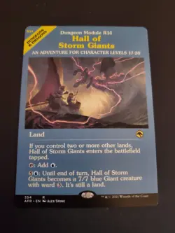 MTG Hall of Storm Giants - Dungeon Module NM-Mint Forgotten Realms - Image 1