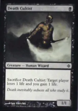 Death Cultist - Rise of the Eldrazi: #105, Magic: The Gathering Nm R193 - Image 1