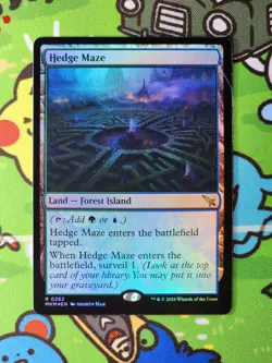 Hedge Maze Foil Murders at Karlov Manor Magic MTG MKM - Image 1
