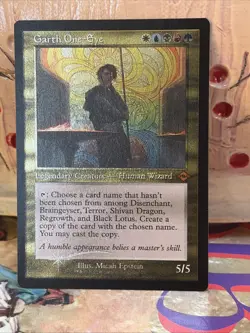 MTG Magic The Gathering Garth One-Eye Foil Etched MH2 Mythic 5 Color Legendary - Image 1