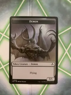 MTG Demon / Human Cleric Double-Sided Token 06/19 - Innistrad Remastered NM - Image 1