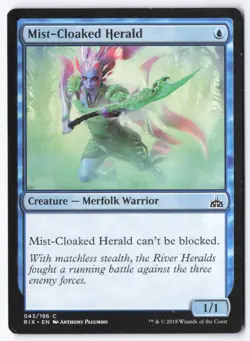 Mist-Cloaked Herald C Rivals of Ixalan 43 LP - Image 1