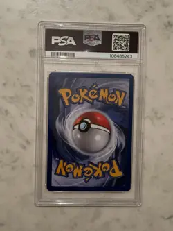 1999 Faux Professeur Chen 73/102 Base Set 1st Edition PSA 9 Pokemon FRENCH NM Po - Image 2