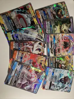 Pokemon GX Card Lot 10 Holo Cards with Promos Ultra Rare World Championships - Image 1