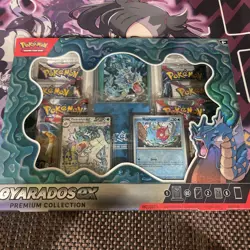 Pokemon TCG Gyarados EX Premium Collection - GameStop Exclusive - New Sealed - Image 1