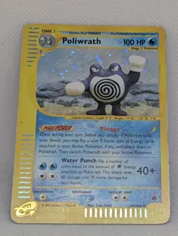 Poliwrath 024/165 Expedition Base Set Holo Rare Pokemon TCG Nintendo e-reader - Image 3