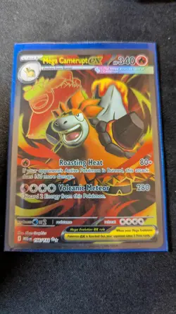Pokemon TCG Card - Mega Camerupt Ex 156/132 Full Art NM Mega Evolutions - Image 1