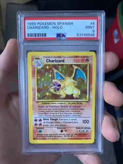 ~ESP~ SPANISH PSA 9 Charizard Base Set 4 Holo Pokemon Card - Image 2