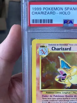 ~ESP~ SPANISH PSA 9 Charizard Base Set 4 Holo Pokemon Card - Image 3
