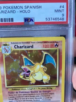 ~ESP~ SPANISH PSA 9 Charizard Base Set 4 Holo Pokemon Card - Image 4