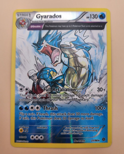 Gyarados 21/98 Reverse Holo Pokemon Ancient Origins MP-LP - Image 3
