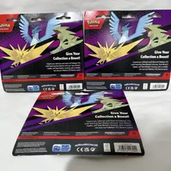 Pokemon TCG Team Rocket Articuno Zapdos Tyranitar Blister 2-Pack LOT OF 3 NEW - Image 5