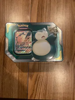 Pokemon TCG: TAG Team Tin Eevee and Snorlax GX Factory sealed 820650805295 - Image 1