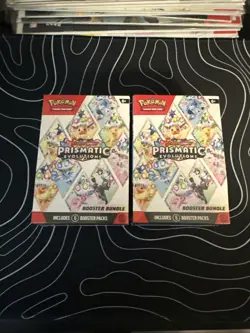 Pokemon Prismatic Evolutions Booster Bundle Factory Sealed Lot Of 2 - Image 1