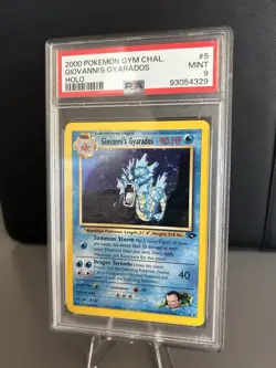 Pokemon TCG Giovanni's Gyarados Holo 5/132 Gym Challenge PSA 9 - Image 4