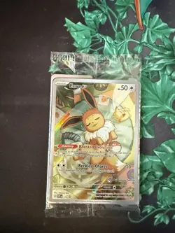 Pokemon TCG Eevee 173 Holo Promo Prismatic Evolutions Sealed Pokemon Center - Image 1