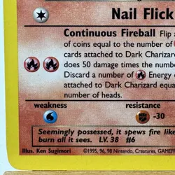 2000 Pokemon Dark Charizard • Team Rocket 21/82 • Light Play - Image 5