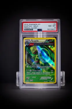 2015 Pokemon XY Sceptile Foil Primal Clash 9 PSA 8 - Image 1