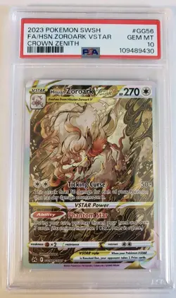 Pokemon Hisuian Zoroark VSTAR GG56/GG70 Galarian Gallery PSA 10 Fast Shipping - Image 1