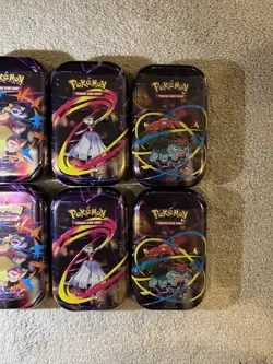Pokemon: Mega Evolution - Mega Heroes Mini Tin (2x Full Art Set) Sealed 10 tins - Image 4