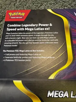 Pokemon TCG Mega Evolutions: Mega Latias Ex Box - Brand New Sealed - Fast ship - Image 3