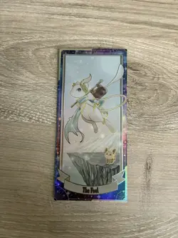 NON TCG Chinese Pokemon Elf Eif Origin Collection Tarot Mew GOLD - Image 1