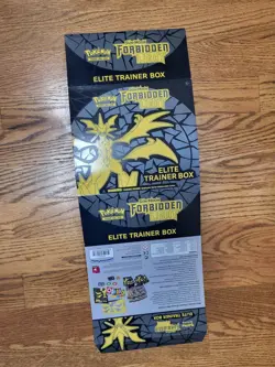 Pokemon Artwork Poster Forbidden Light Sun & Moon Elite Trainer Box ETB Art - Image 1