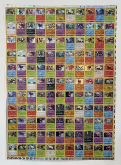 Pokemon 2022 Lost Origin Holo Uncut Sheet 38” x 28” RARE Ready For Your Framing - Image 1