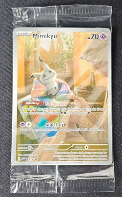 SEALED Pokemon Mimikyu SVP 075 Paldean Fates Black Star Promo NM - Image 3