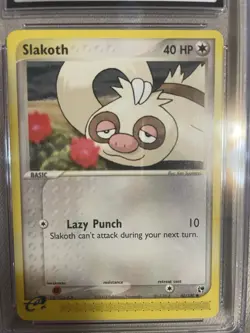 Pokemon TCG CGC Graded Slab Gem Mint 10- Slakoth 80/100 EX Sandstorm - Non Holo - Image 2